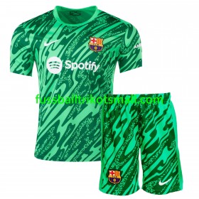 Fußballtrikots FC Barcelona Torwart Kinder 2024-2025 Kurzarm Heimtrikotsatz kaufen